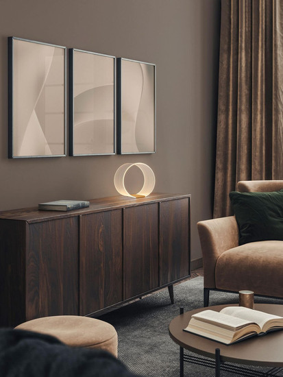 Nova Luce LED Tischleuchte Valentin dimmbar 14W warmweiss 3000K Gold Aluminium 28x28cm 9030637