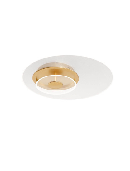 Nova Luce LED Deckenleuchte Copo dimmbar 29W warmweiss 3000K Messinggold Aluminium Ø50cm 9030640