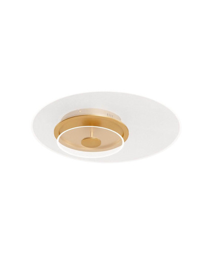 Nova Luce LED Deckenleuchte Copo dimmbar 35W warmweiss 3000K Messinggold Aluminium Ø60cm 9030641