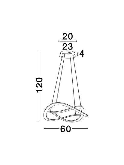 Nova Luce LED Pendelleuchte Celestia dimmbar 87W warmweiss 3000K Messinggold Aluminium Ø60cm 9030645