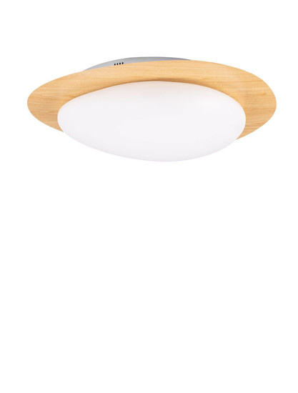 Nova Luce LED Deckenleuchte Nimbus dimmbar 29W warmweiss 3000K Holz Stahl Aluminium Ø57cm 9030647