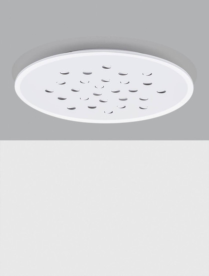 Nova Luce LED Deckenleuchte Astro dimmbar 40W warmweiss 3000K Weiß Aluminium Ø60cm 9030651