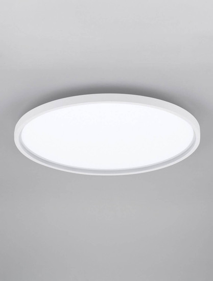 Nova Luce LED Deckenleuchte Chet dimmbar 49W CCT warm-/neutralweiss 2700-5000K Weiß Aluminium Ø58cm 9030652