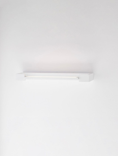 Nova Luce LED Wandleuchte Arga 12W warmweiss 3000K IP44 Weiß Aluminium 45x10cm 9030704