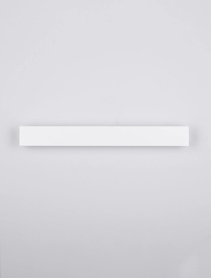 Nova Luce LED Außen-Wandleuchte Path 11W warmweiss 3000K IP65 salzwasserfest Weiß Aluminium 50x6cm 9030708