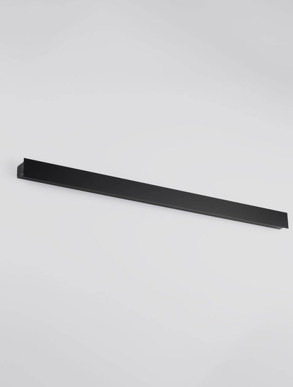 Nova Luce LED Außen-Wandleuchte Path 19W warmweiss 3000K IP65 salzwasserfest Schwarz Aluminium 100x6cm 9030709