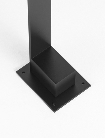 Nova Luce LED Wegeleuchte Vel 7W warmweiss 3000K IP65 salzwasserfest Schwarz Aluminium 60cm 9030723