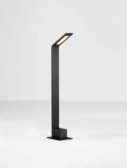Nova Luce LED Wegeleuchte Vel 7W warmweiss 3000K IP65 salzwasserfest Schwarz Aluminium 60cm 9030723