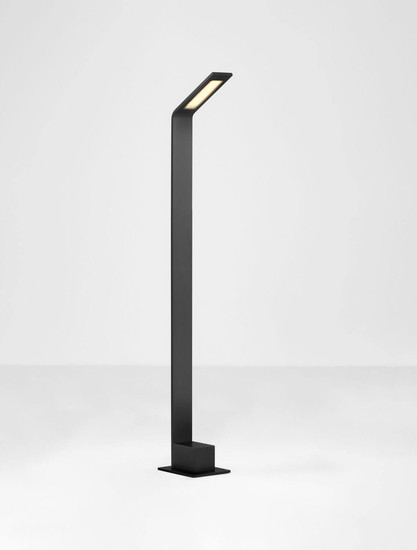 Nova Luce LED Wegeleuchte Vel 7W warmweiss 3000K IP65 salzwasserfest Schwarz Aluminium 80cm 9030724
