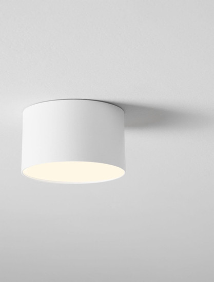 Nova Luce LED Deckenleuchte Luldo 10W warmweiss 3000K Weiß Aluminium Ø11cm 9030725