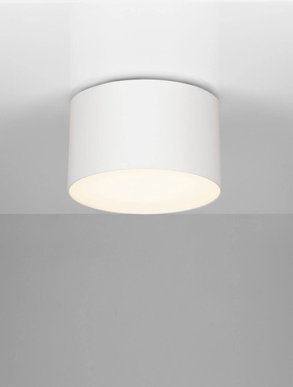 Nova Luce LED Deckenleuchte Luldo 10W warmweiss 3000K Weiß Aluminium Ø11cm 9030725