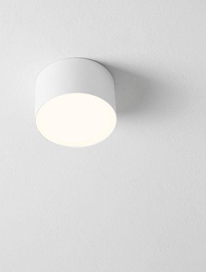 Nova Luce LED Deckenleuchte Luldo 10W warmweiss 3000K Weiß Aluminium Ø11cm 9030725