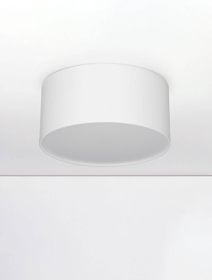 Nova Luce LED Deckenleuchte Luldo 16W warmweiss 3000K Weiß Aluminium Ø14cm 9030727