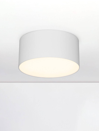 Nova Luce LED Deckenleuchte Luldo 16W warmweiss 3000K Weiß Aluminium Ø14cm 9030727