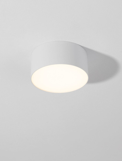 Nova Luce LED Deckenleuchte Luldo 16W warmweiss 3000K Weiß Aluminium Ø14cm 9030727