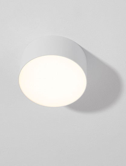 Nova Luce LED Deckenleuchte Luldo 16W warmweiss 3000K Weiß Aluminium Ø14cm 9030727