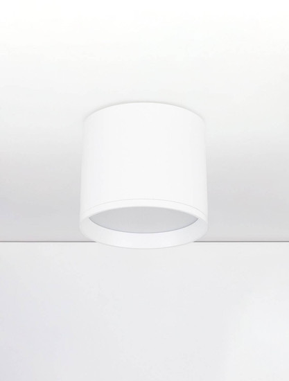 Nova Luce LED Deckenleuchte Ziare 10W warmweiss 3000K Weiß Aluminium Ø10cm 9030729