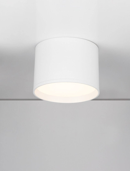 Nova Luce LED Deckenleuchte Ziare 17W warmweiss 3000K Weiß Aluminium Ø12cm 9030731