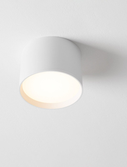 Nova Luce LED Deckenleuchte Ziare 17W warmweiss 3000K Weiß Aluminium Ø12cm 9030731