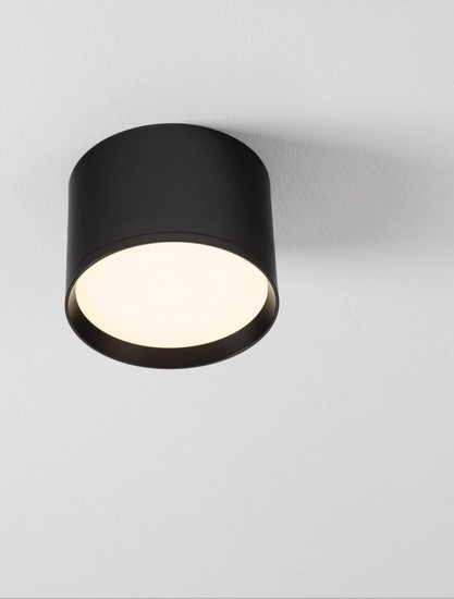 Nova Luce LED Deckenleuchte Ziare 17W warmweiss 3000K Schwarz Aluminium Ø12cm 9030732