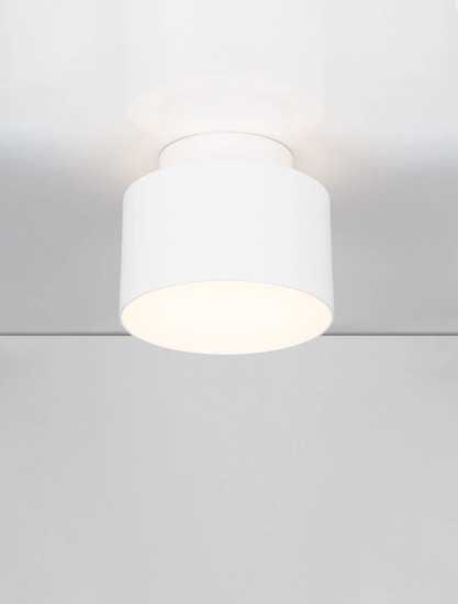 Nova Luce LED Deckenleuchte Ozen 16W warmweiss 3000K Weiß Aluminium Ø11cm 9030733