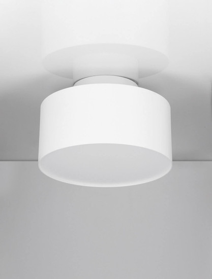 Nova Luce LED Deckenleuchte Ozen 24W warmweiss 3000K Weiß Aluminium Ø14cm 9030735
