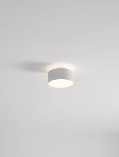 Nova Luce LED Deckenleuchte Ozen 24W warmweiss 3000K Weiß Aluminium Ø14cm 9030735