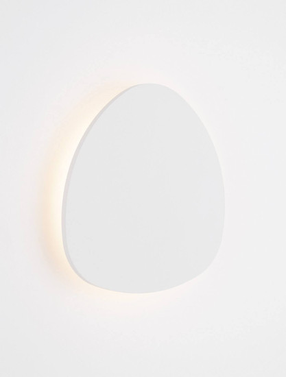 Nova Luce LED Wandleuchte Atena 12W warmweiss 3000K Weiß Aluminium 25x24cm 9030739