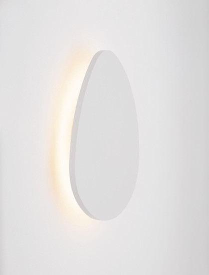Nova Luce LED Wandleuchte Atena 12W warmweiss 3000K Weiß Aluminium 25x24cm 9030739