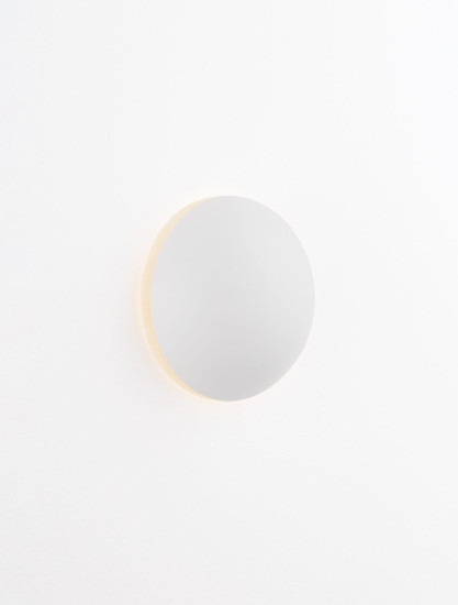 Nova Luce LED Wandleuchte Iona 3W warmweiss 3000K Weiß Aluminium Ø12,5cm 9030740