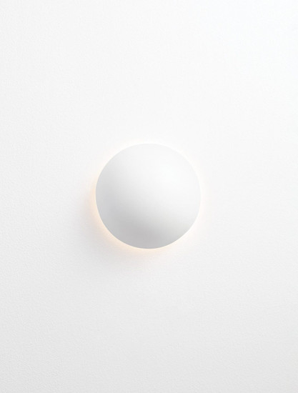 Nova Luce LED Wandleuchte Iona 3W warmweiss 3000K Weiß Aluminium Ø12,5cm 9030740