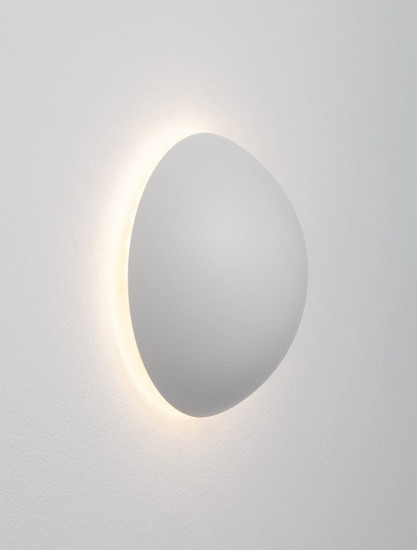 Nova Luce LED Wandleuchte Iona 3W warmweiss 3000K Weiß Aluminium Ø12,5cm 9030740