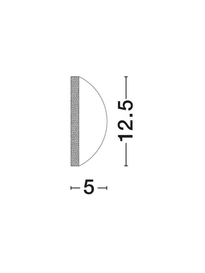 Nova Luce LED Wandleuchte Iona 3W warmweiss 3000K Weiß Aluminium Ø12,5cm 9030740