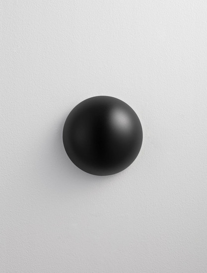 Nova Luce LED Wandleuchte Iona 3W warmweiss 3000K Schwarz Aluminium Ø12,5cm 9030741