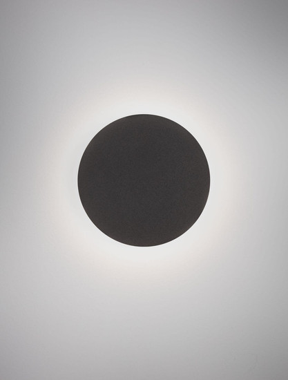 Nova Luce LED Außen-Wandleuchte Nitro 12W warmweiss 3000K IP65 salzwasserfest Schwarz Aluminium Ø15cm 9030748