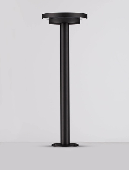 Nova Luce LED Wegeleuchte Nitro 12W warmweiss 3000K IP65 salzwasserfest Schwarz Aluminium 44cm 9030750