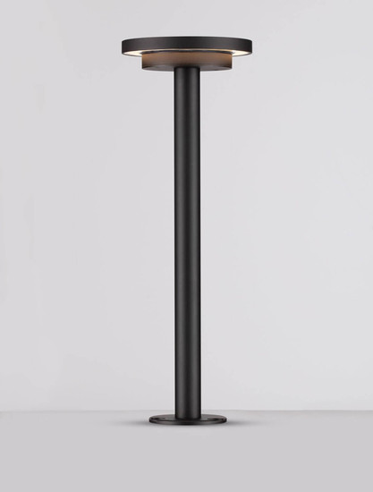 Nova Luce LED Wegeleuchte Nitro 12W warmweiss 3000K IP65 salzwasserfest Schwarz Aluminium 44cm 9030750