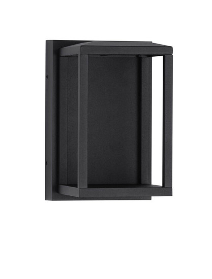 Nova Luce LED Außen-Wandleuchte Prive 14W warmweiss 3000K IP65 Schwarz Aluminium 19x14cm 9030752