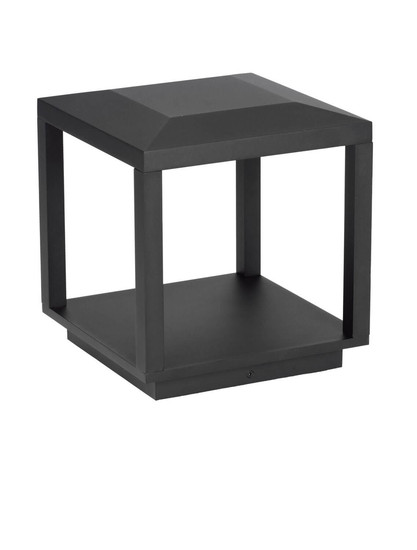 Nova Luce LED Sockelleuchte Prive 15W warmweiss 3000K IP65 Schwarz Aluminium 26cm 9030754
