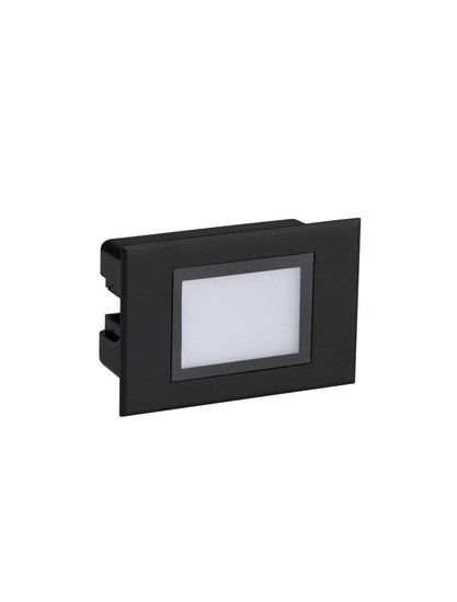Nova Luce LED Wandeinbauleuchte Rudy 3W warmweiss 3000K IP65 Schwarz Aluminium 12x8cm 9030758