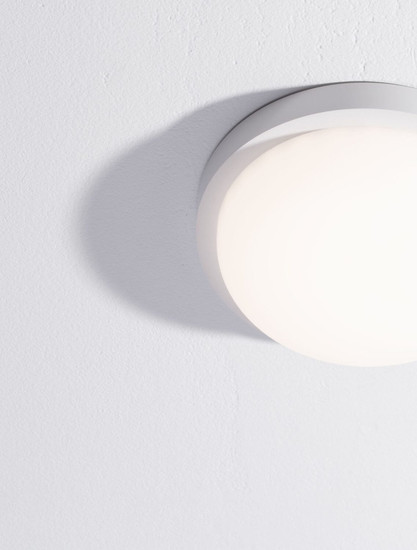 Nova Luce LED Außen-Deckenleuchte Reo 19W warmweiss 3000K IP65 Weiß Ø23,5cm 9030768