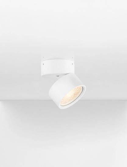 Nova Luce LED Deckenleuchte Akro 12W warmweiss 3000K Weiß Aluminium Ø8cm 9030771