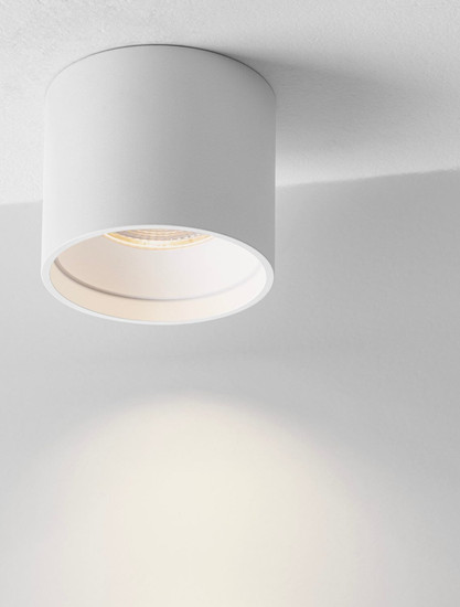Nova Luce LED Deckenleuchte Ziare 16W warmweiss 3000K Weiß Aluminium Ø11cm 9030773