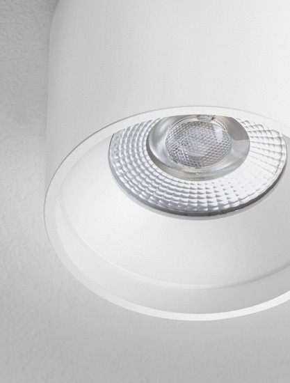 Nova Luce LED Deckenleuchte Ziare 16W warmweiss 3000K Weiß Aluminium Ø11cm 9030773