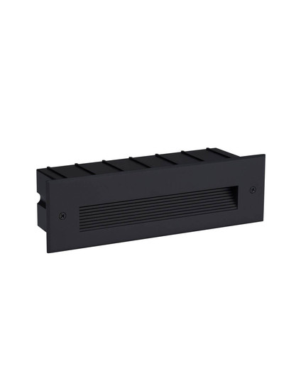 Nova Luce LED Wandeinbauleuchte Polka 7W warmweiss 3000K IP65 Schwarz Aluminium 25x8cm 9030775