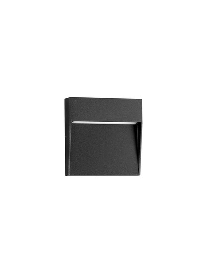 Nova Luce LED Außen-Wandleuchte Toby 3W warmweiss 3000K IP54 salzwasserfest Schwarz Aluminium 10,5x10cm 9030811