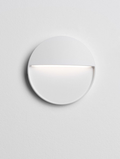 Nova Luce LED Außen-Wandleuchte Toby 3W warmweiss 3000K IP54 salzwasserfest Weiß Aluminium Ø11cm 9030814