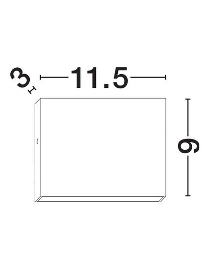 Nova Luce LED Außen-Wandleuchte Tick 4W warmweiss 3000K IP54 salzwasserfest Weiß Aluminium 11,5x9cm 9030816