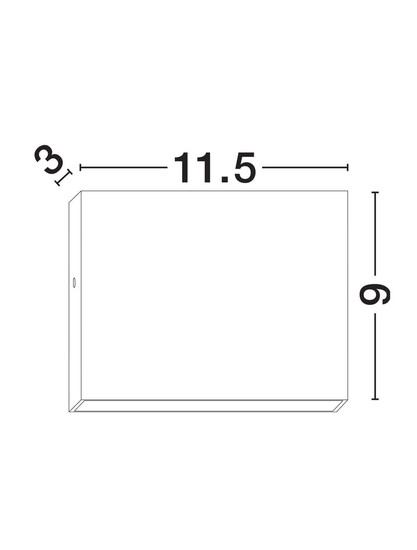 Nova Luce LED Außen-Wandleuchte Tick 7W warmweiss 3000K IP54 salzwasserfest Schwarz Aluminium 11,5x9cm 9030817