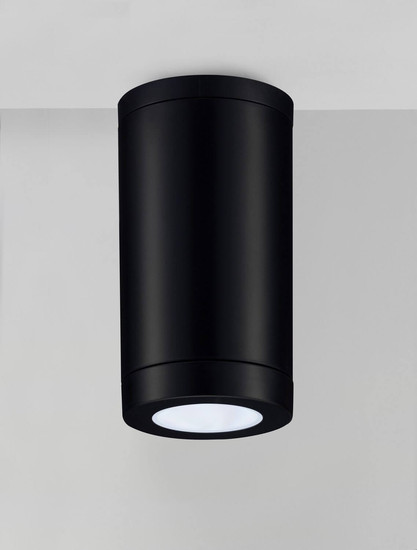 Nova Luce Außen-Deckenleuchte Spot GU10 IP54 salzwasserfest Schwarz Ø8cm 9030821